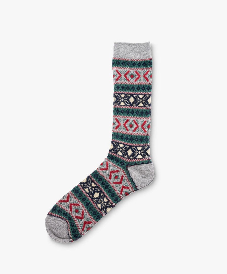 Women Anonymous Ism | Wool Jq Socks - M. Grey