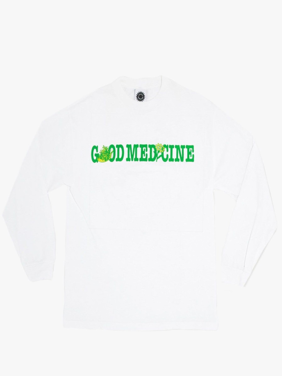 Men Good Morning Tapes | Good Medicine Ls Tee - White