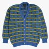 Men Howlin' | Tartan Cardigan - Blue