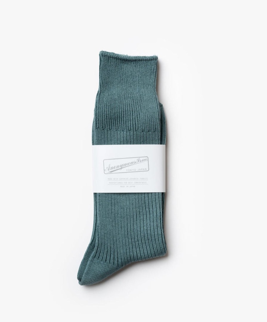 Women Anonymous Ism | Brilliant Crew Socks - Triton Green