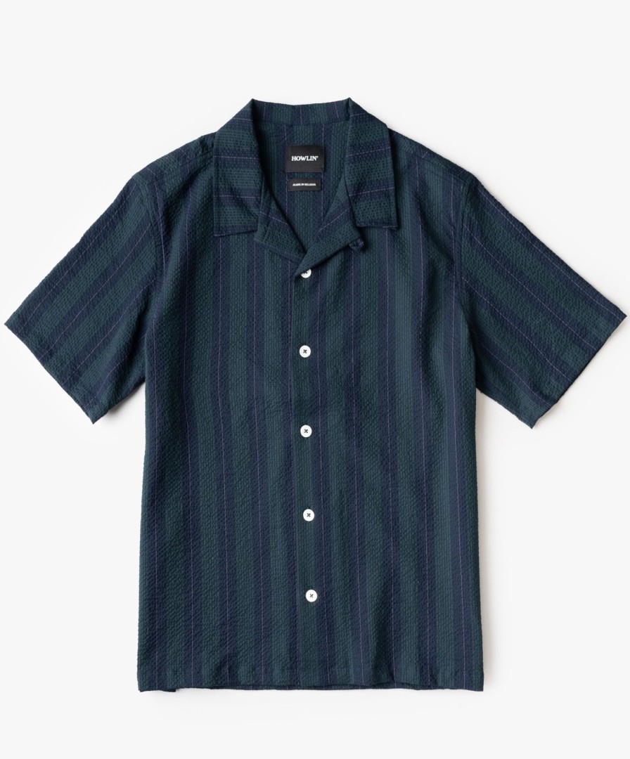 Men Howlin' | Cocktail D'Amore - Navy Stripes Seersucker