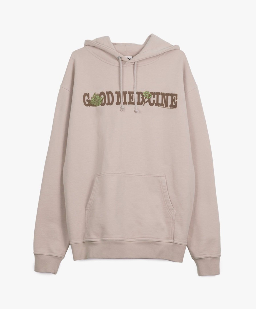 Men Good Morning Tapes | Good Medicine Pullover - Sand