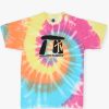 Men Good Morning Tapes | Megalithic Tv Ss Tee - Rainbow Tie Dye