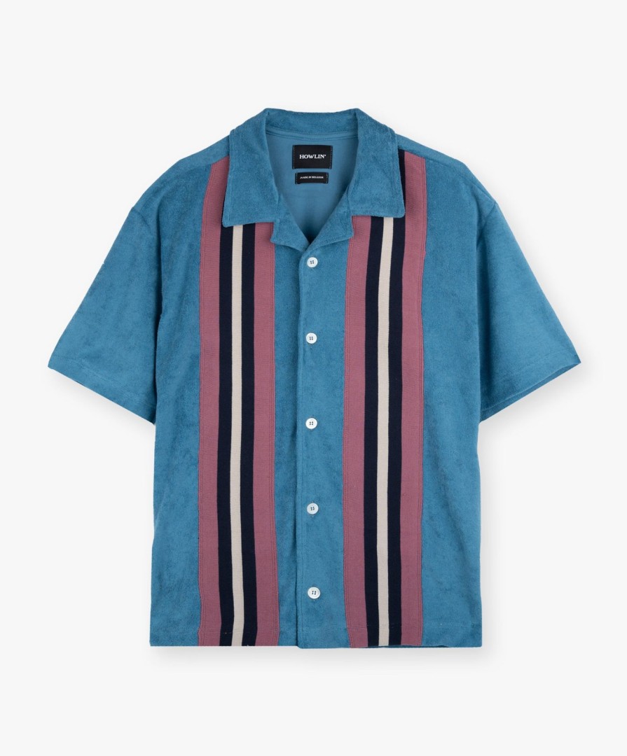 Men Howlin' | Midnight Cocktail Shirt - Blue Lover