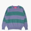 Women Howlin' | Shaggy Bear Chunky Stripes - Purple Clouds (Women)