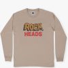 Men Good Morning Tapes | Rock Heads Ls Tee - Sand