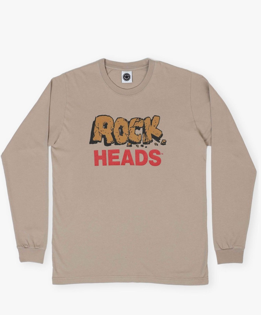 Men Good Morning Tapes | Rock Heads Ls Tee - Sand