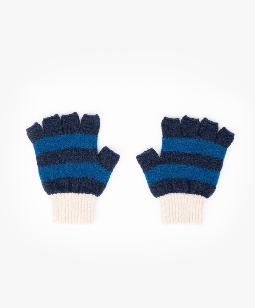 Women Howlin' | Striped No Fingers Gloves - Power