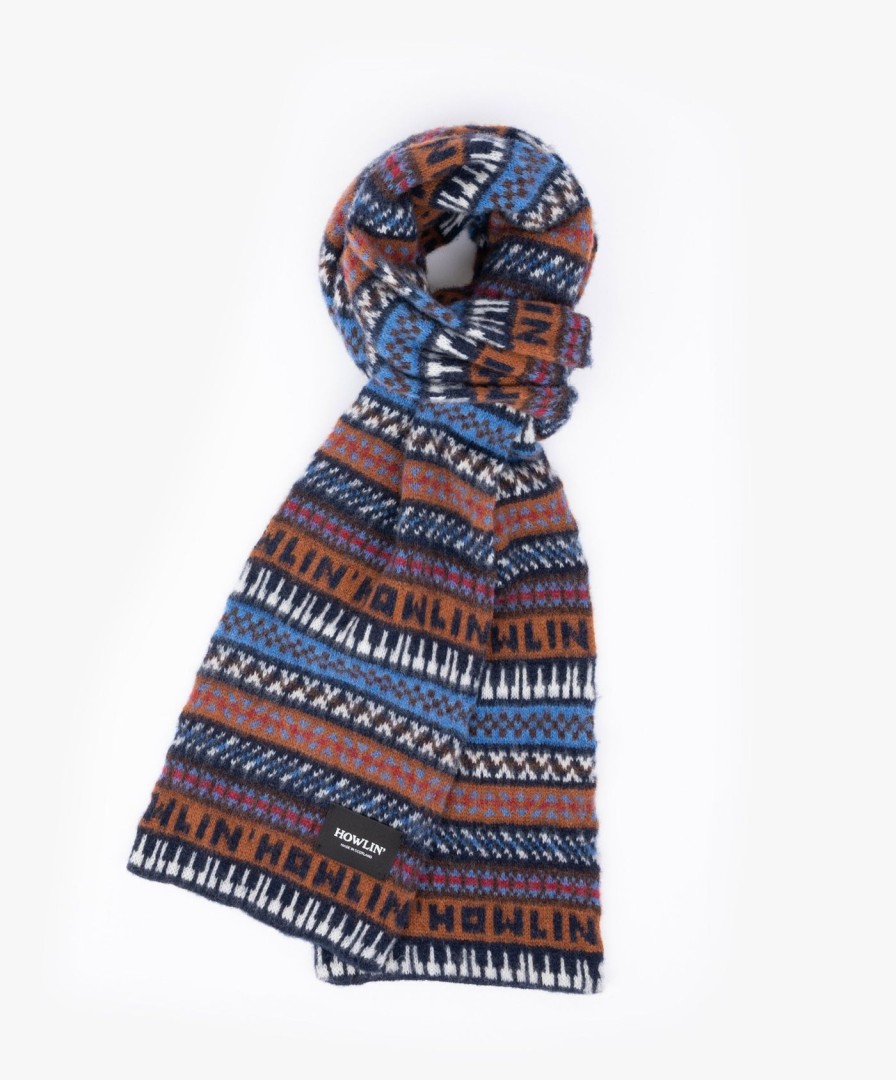 Women Howlin' | Howlin' Piano Scarf - Navy