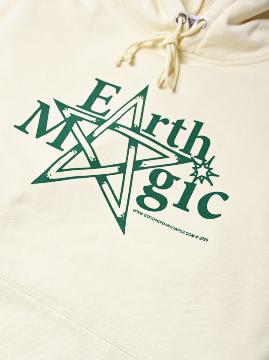 Men Good Morning Tapes | Earth Magic Pullover Hood - Natural