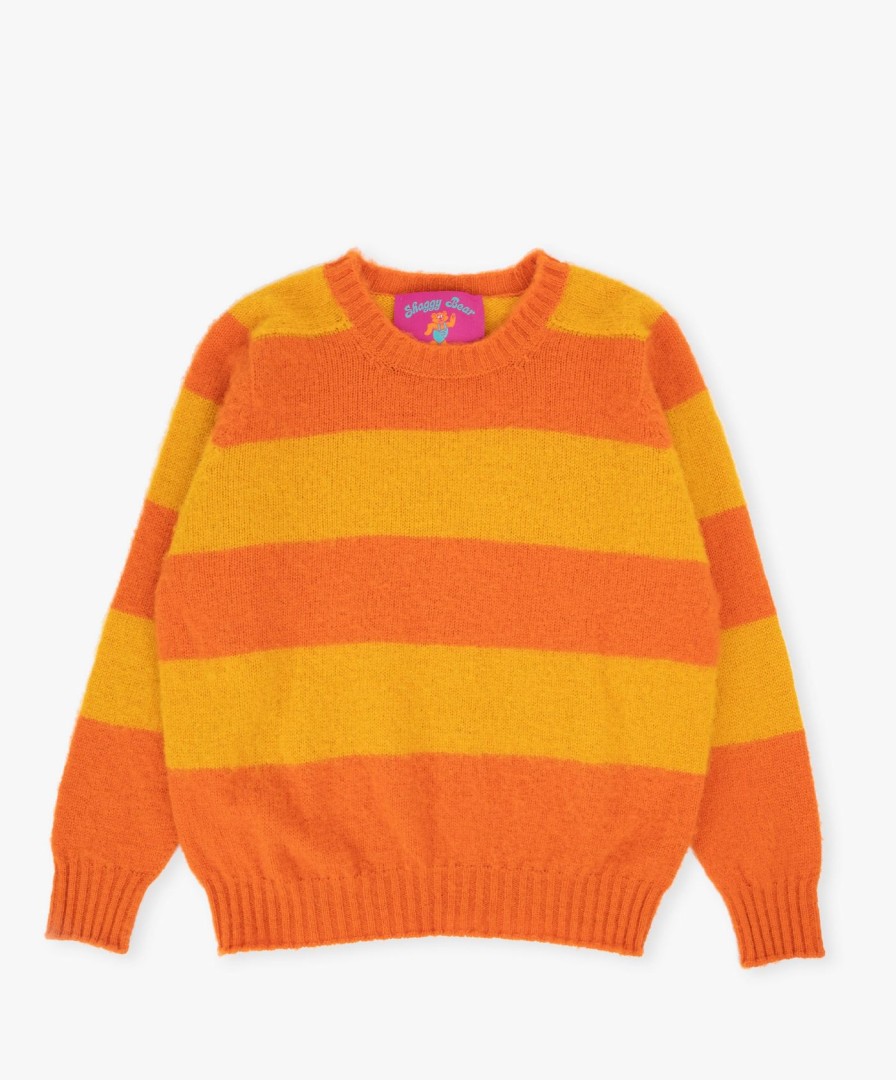 Women Howlin' | Shaggy Bear Chunky Stripes - Tangerine Dream (Women)