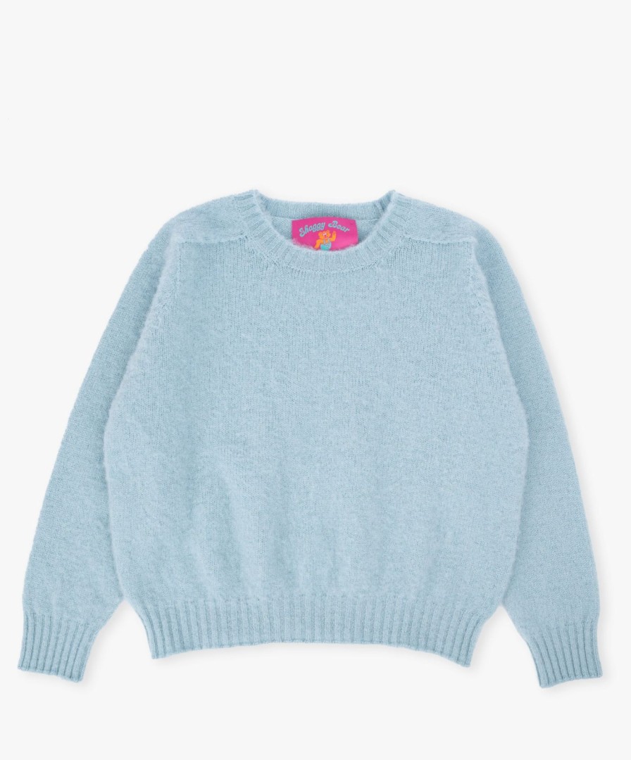 Women Howlin' | Shaggy Bear - Soft Blue (Women)