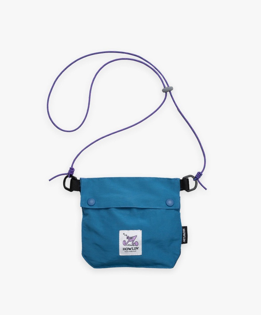 Women Howlin' | Music Note Bag - Blue Water Repellent Nylon