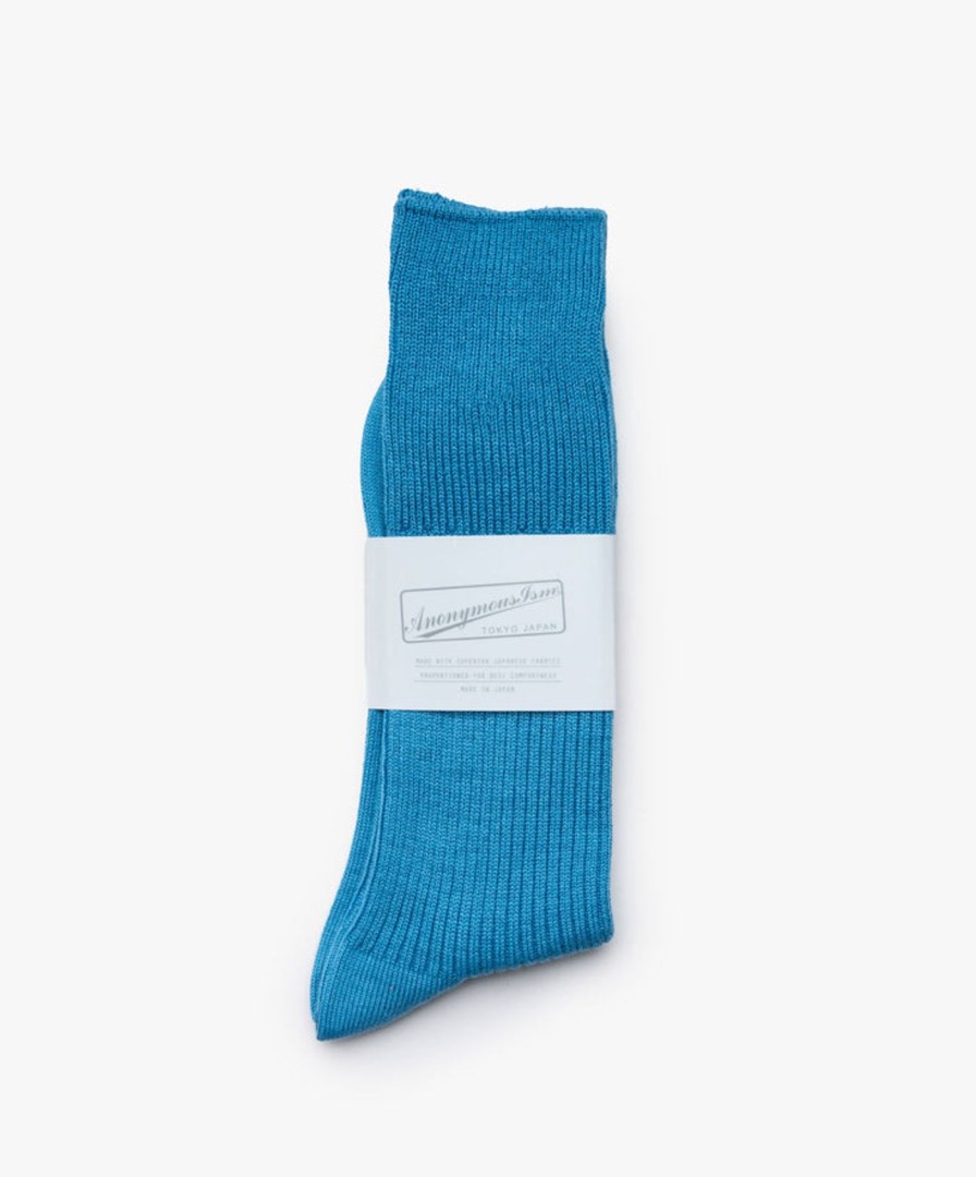 Women Anonymous Ism | Brilliant Crew Socks - Ink Blue