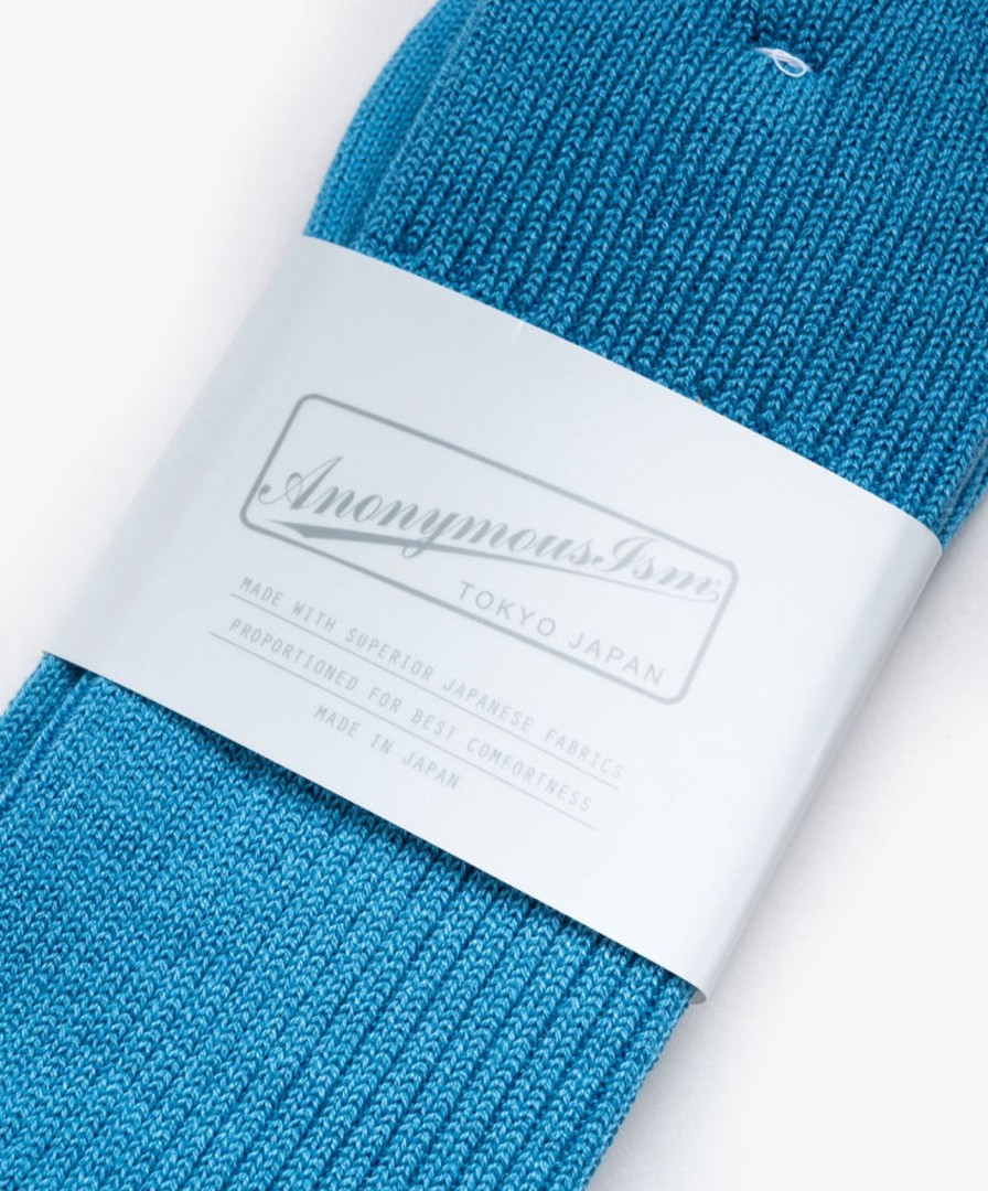 Women Anonymous Ism | Brilliant Crew Socks - Ink Blue