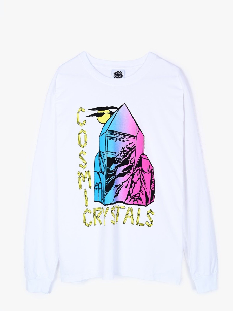 Men Good Morning Tapes | Crystal Mountain Ls Tee - White