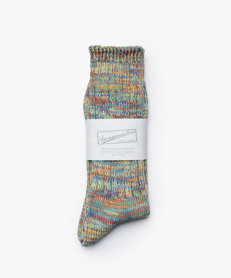 Women Anonymous Ism | Color Mix Socks - Green