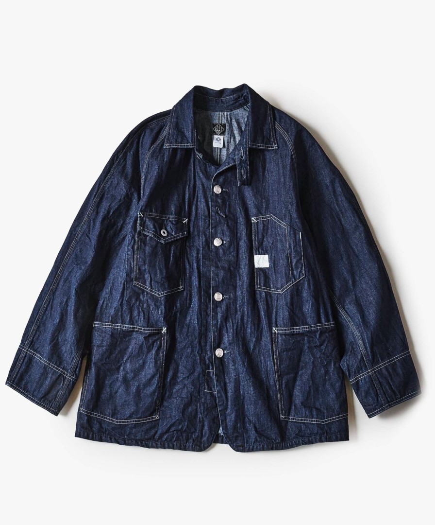 Men Post O'Alls | Engineer'S Jacket - Indigo