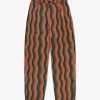 Men Howlin' | Cosmic Pants - Cognac Wave Hemp Print