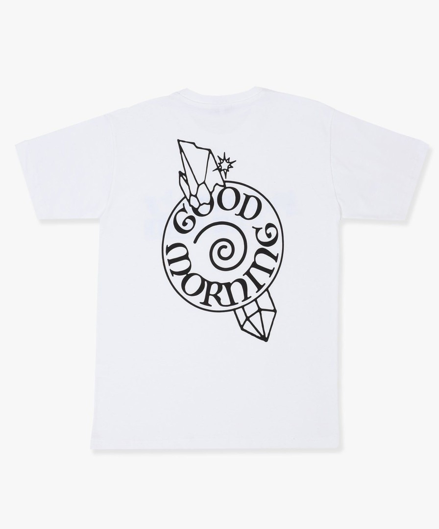 Men Good Morning Tapes | Songs Of The Earth Ss Tee - White