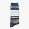 Women Anonymous Ism | Fairisle Socks - Indigo