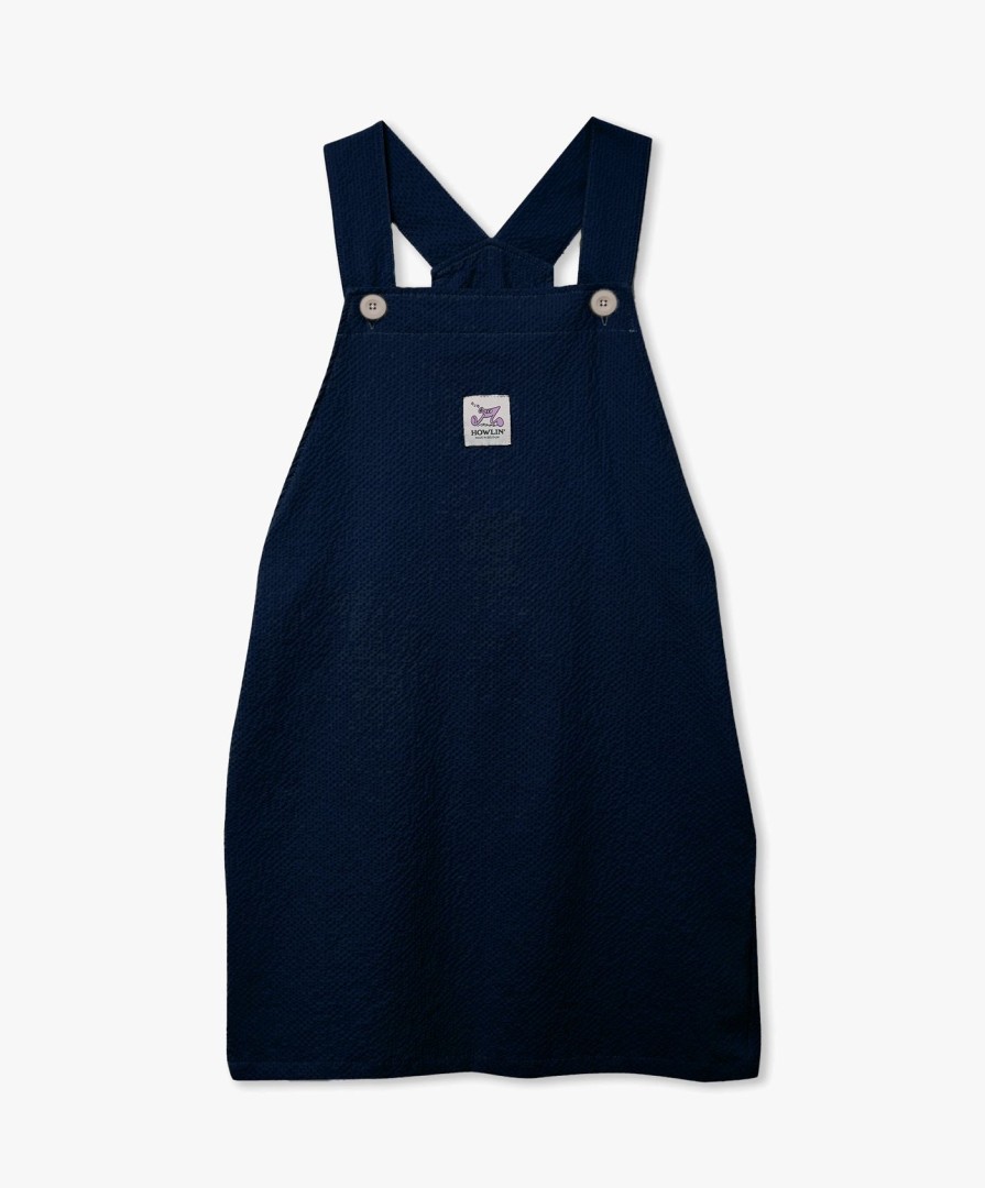 Women Howlin' | Cosmic Dress - Navy Japanese Seersucker (Women)