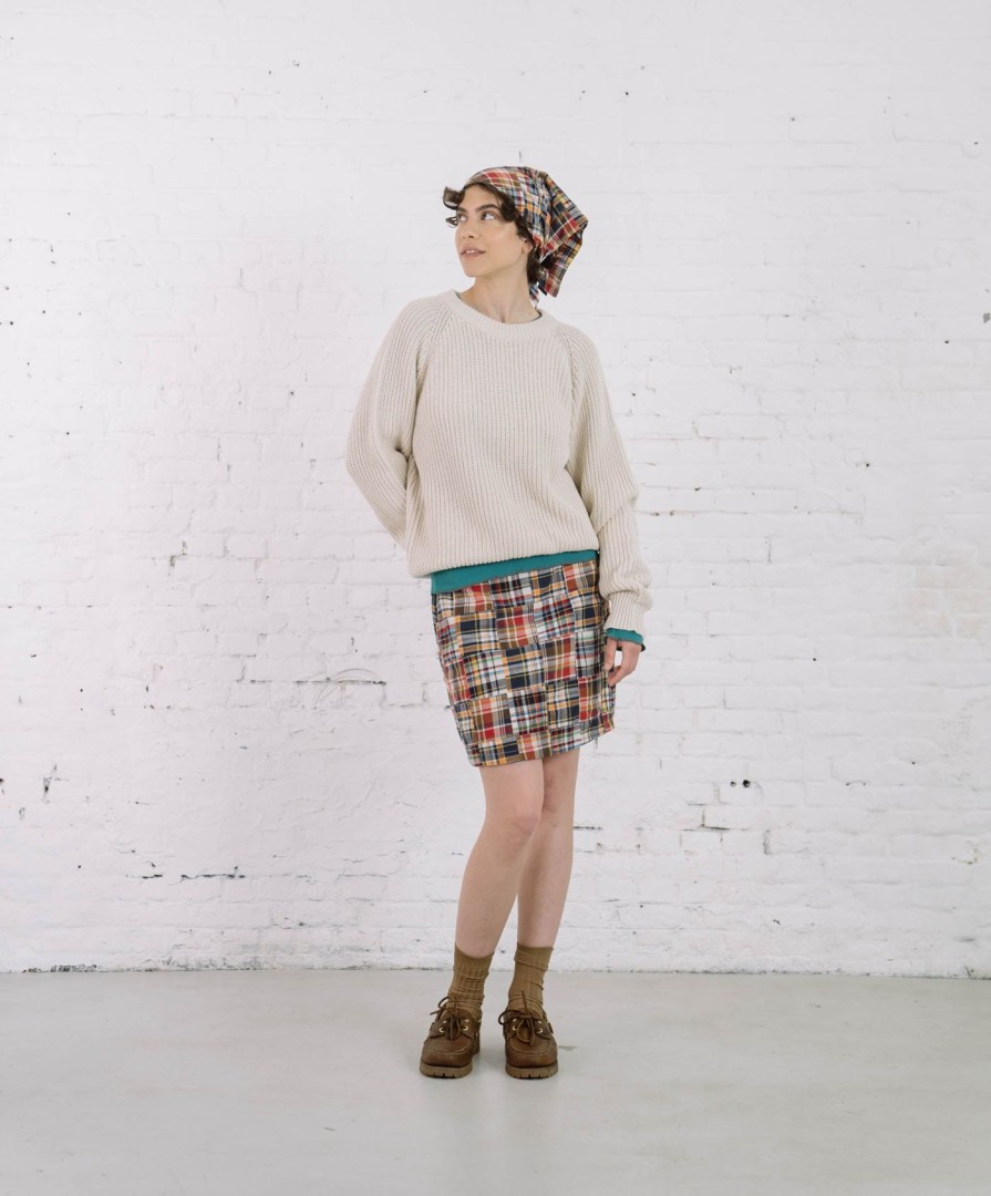 Women Howlin' | Safe Skirt - Multi Madras Patchwork (Women)