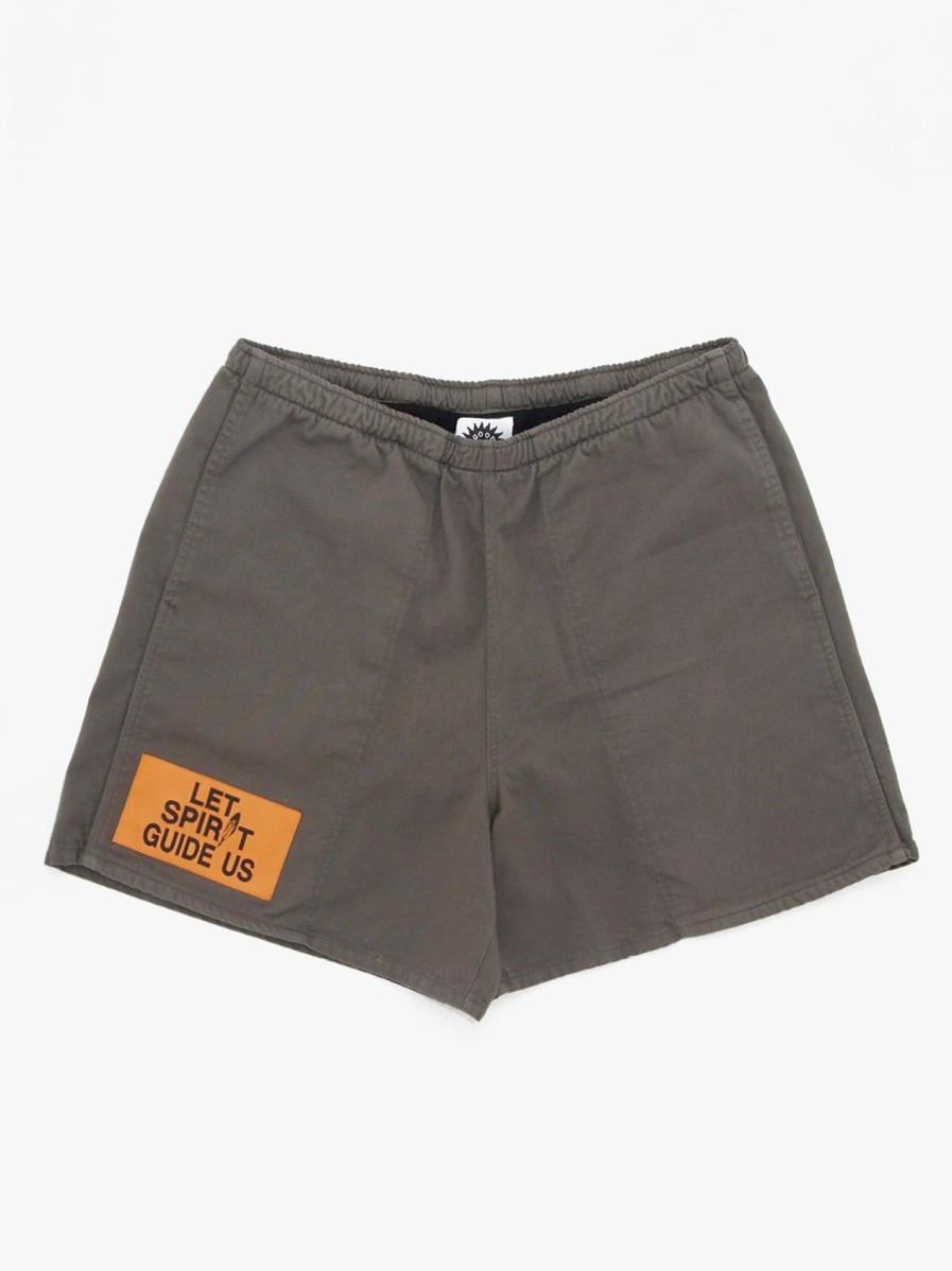 Men Good Morning Tapes | Spirit Canvas Short - Agave Green