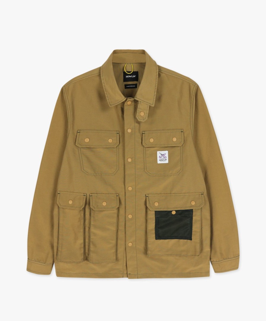 Men Howlin' | Blind Vision Jacket - Khaki Water Repellent Nylon