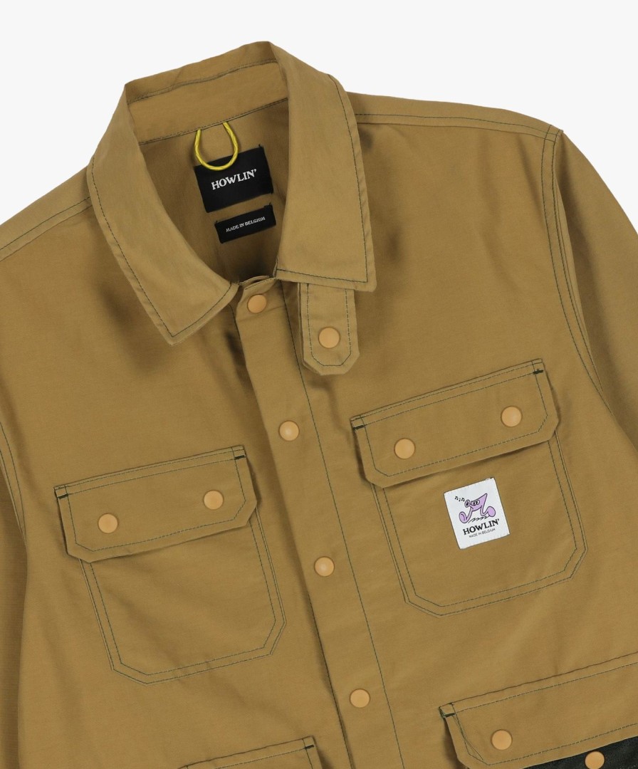 Men Howlin' | Blind Vision Jacket - Khaki Water Repellent Nylon