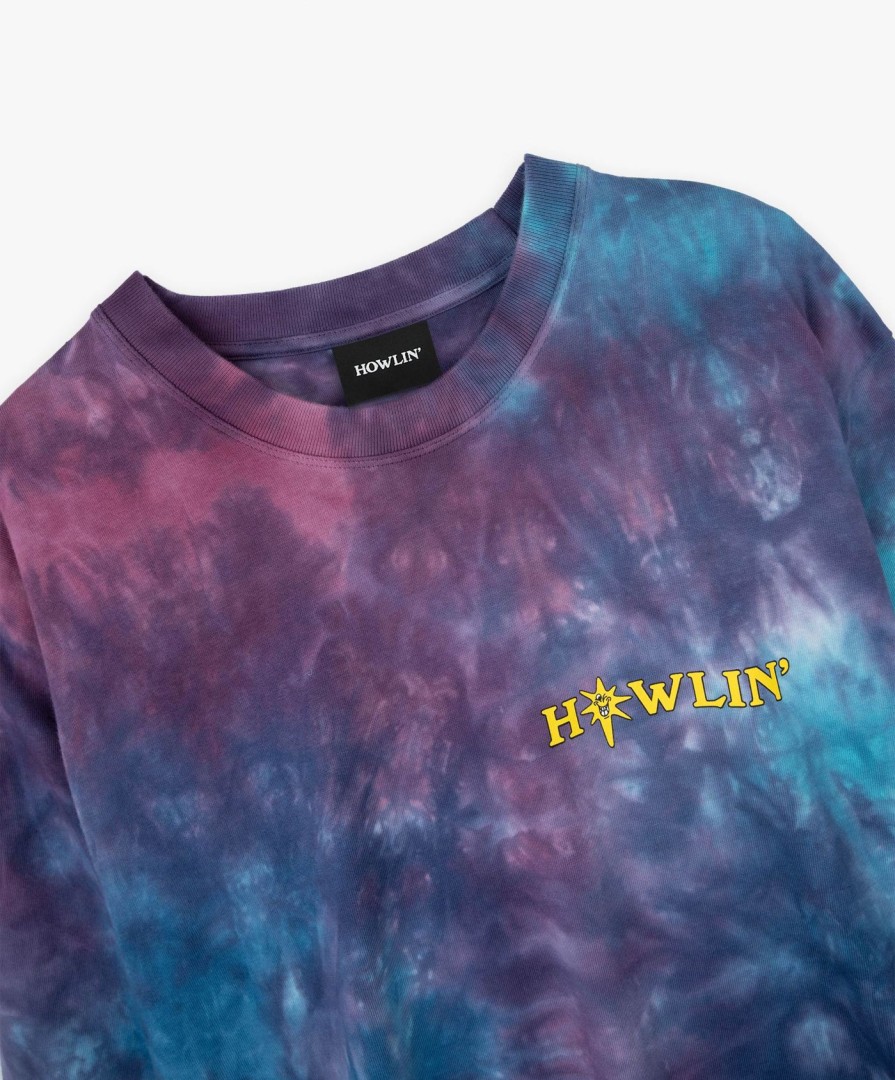 Men Howlin' | Howlin' Tie Dye T-Shirt - Long Sleeve - Night Mix