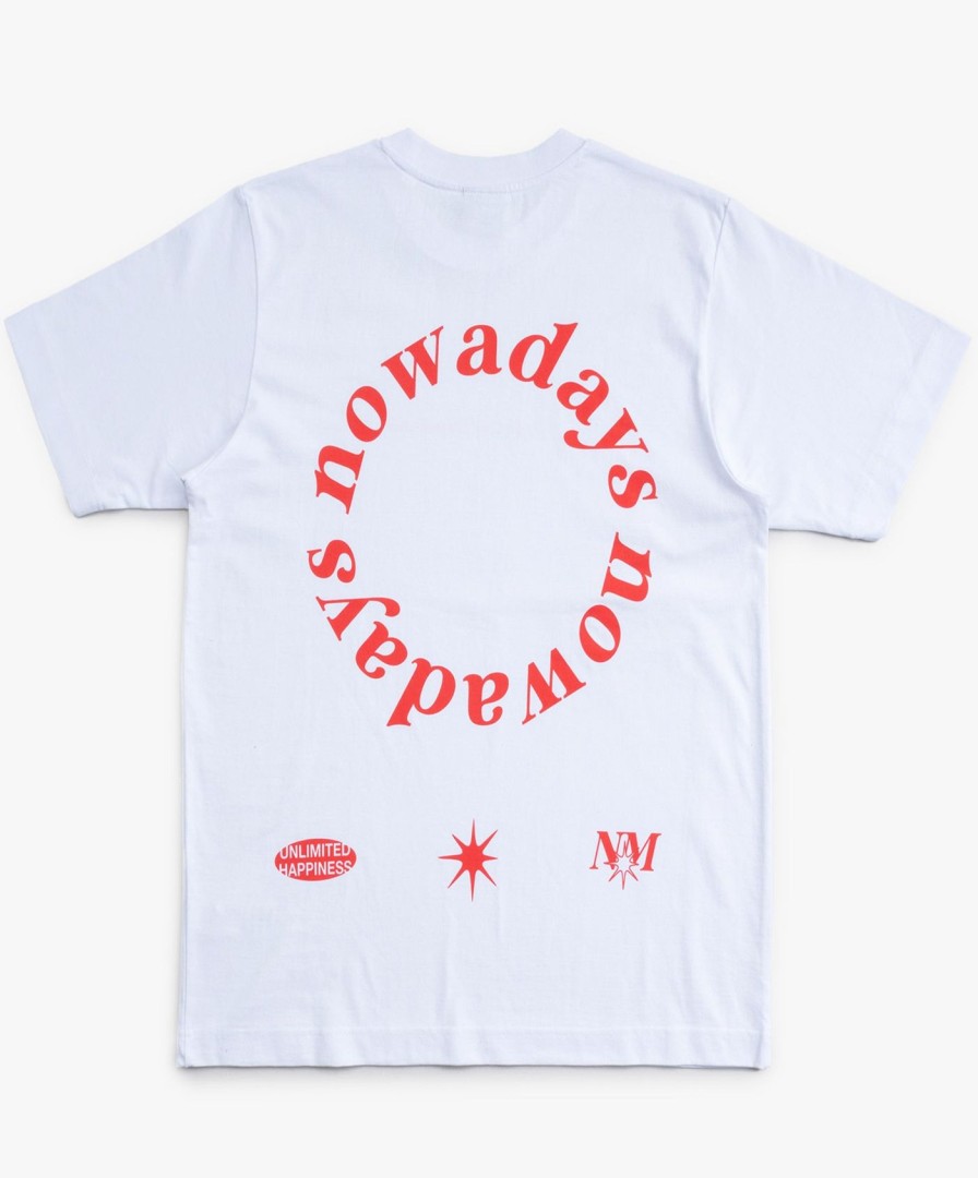 Men Nowadays | T-Shirt Uh - White/Red