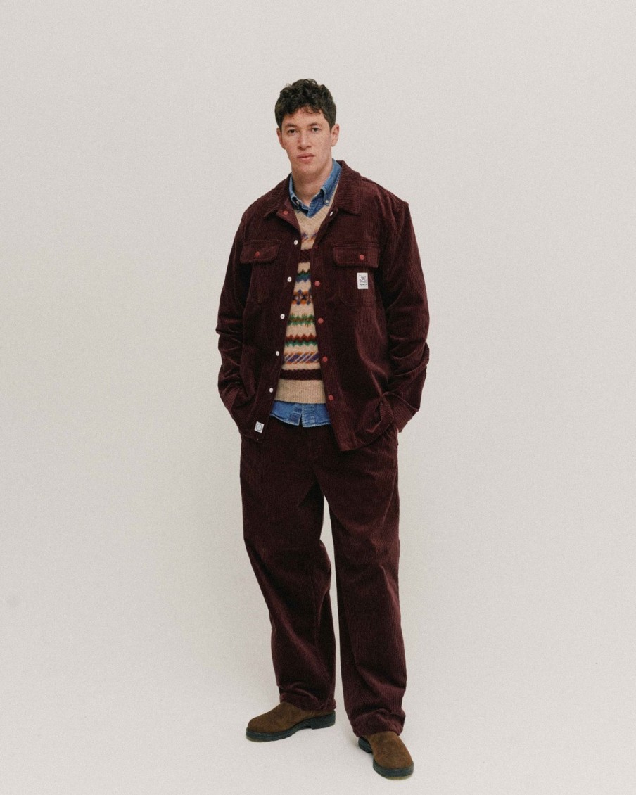 Men Howlin' | Cosmic Pants - Burgundy