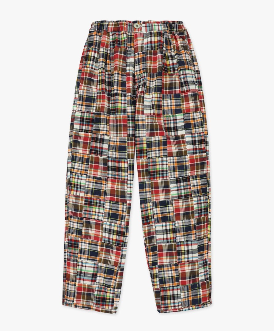 Men Howlin' | Cosmic Pants - Multi Madras Patchwork