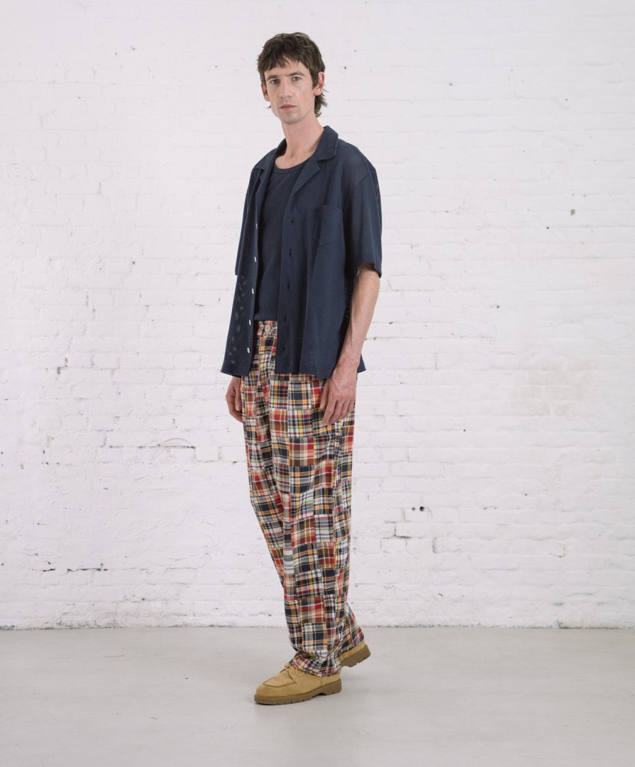 Men Howlin' | Cosmic Pants - Multi Madras Patchwork