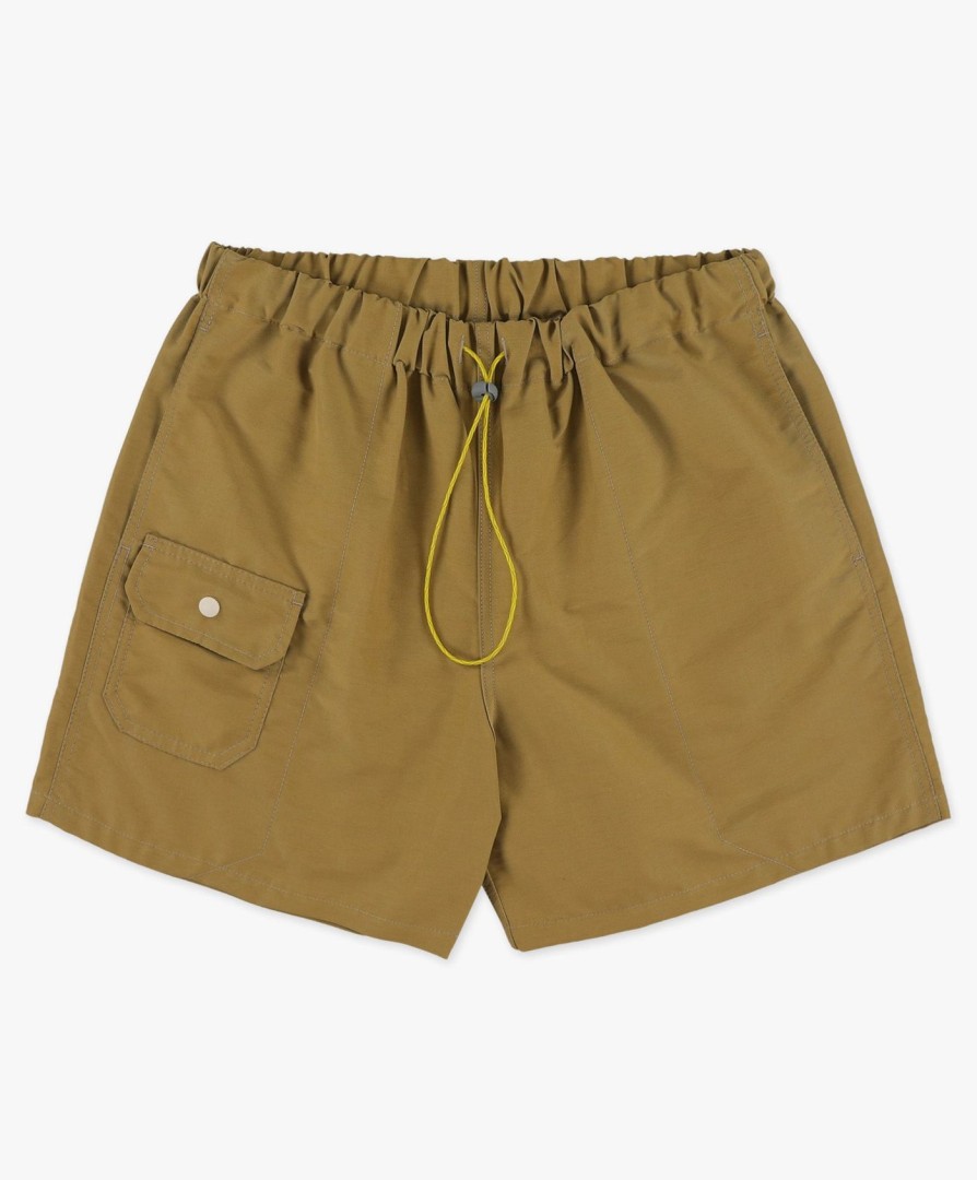 Men Howlin' | Doppler Effect Shorts - Khaki Water Repellent Nylon