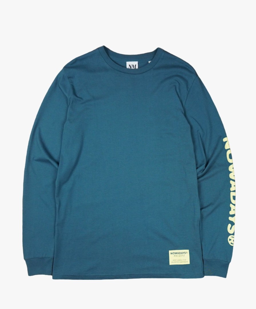 Men Nowadays | Lucky Clam Longsleeve - Dark Green