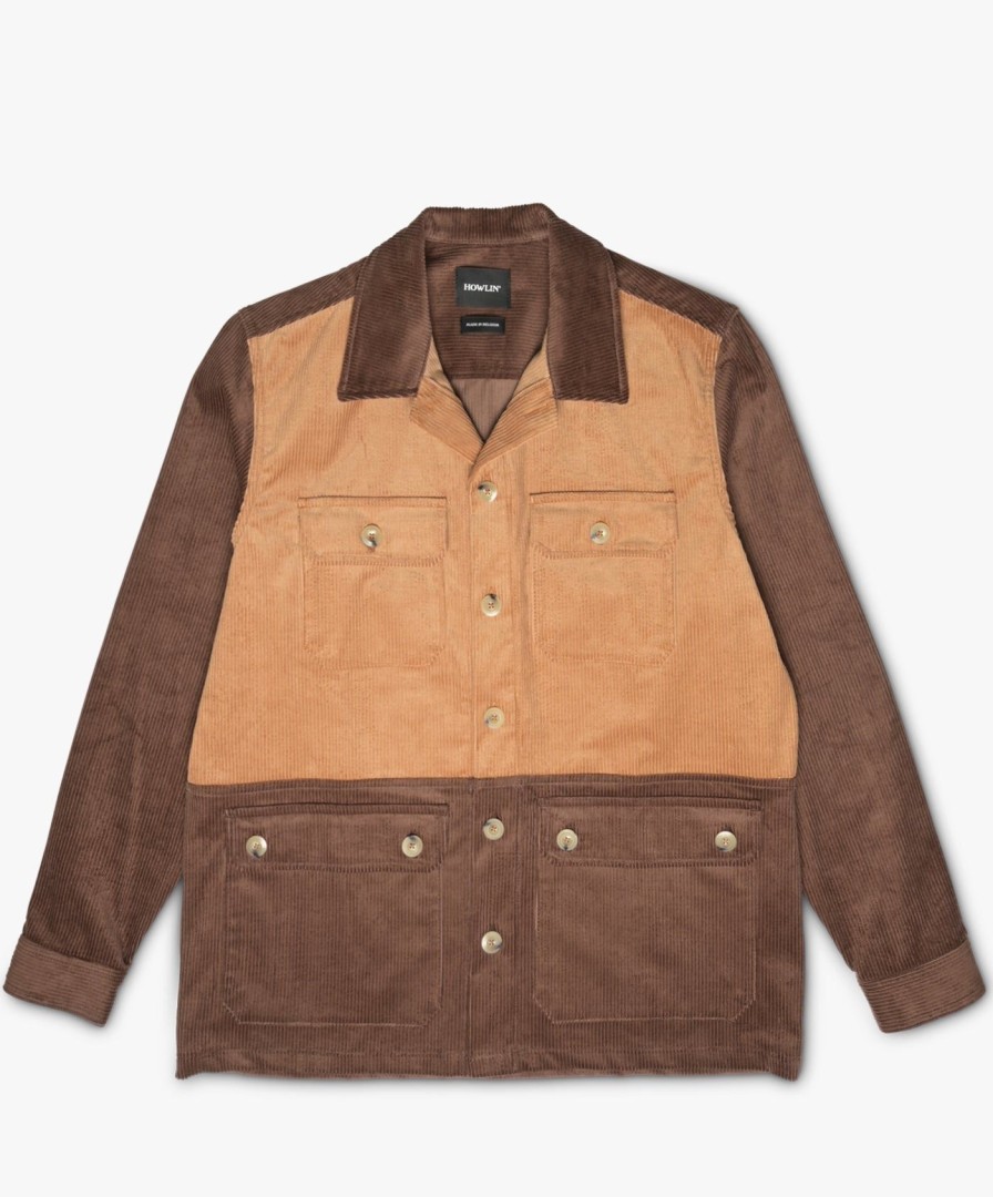 Men Howlin' | Return To Space Shirt - Brownish