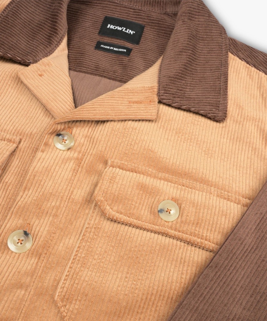 Men Howlin' | Return To Space Shirt - Brownish