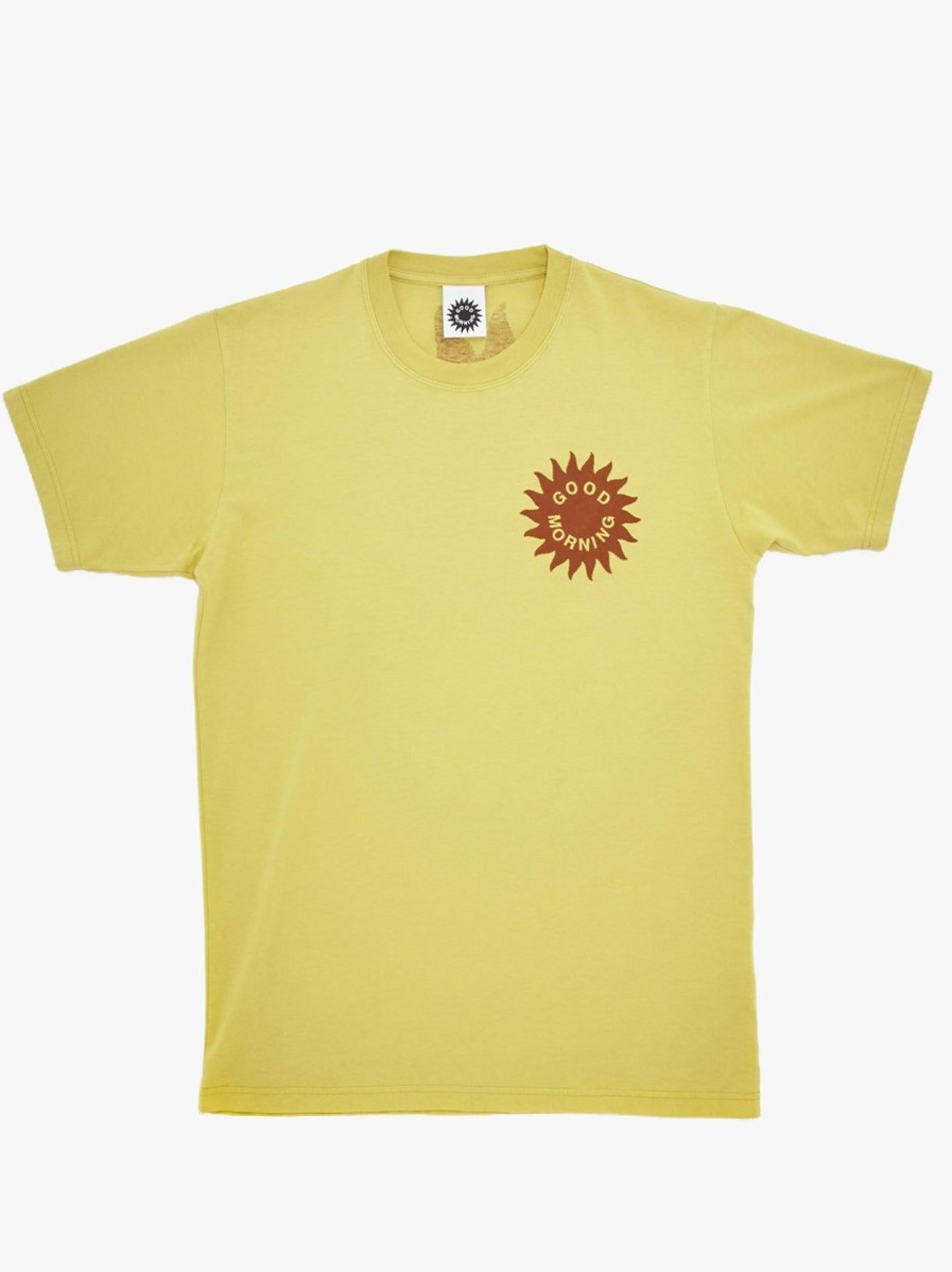 Men Good Morning Tapes | Sun Logo Ss Tee - Sunflower