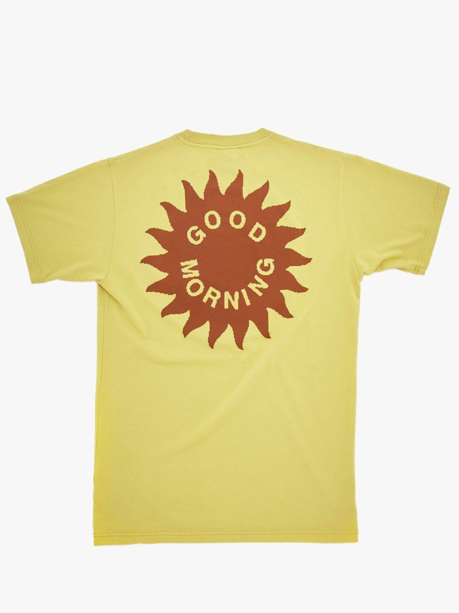 Men Good Morning Tapes | Sun Logo Ss Tee - Sunflower