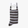 Women Howlin' | Cosmonaut Socks - Light Grey / Brown