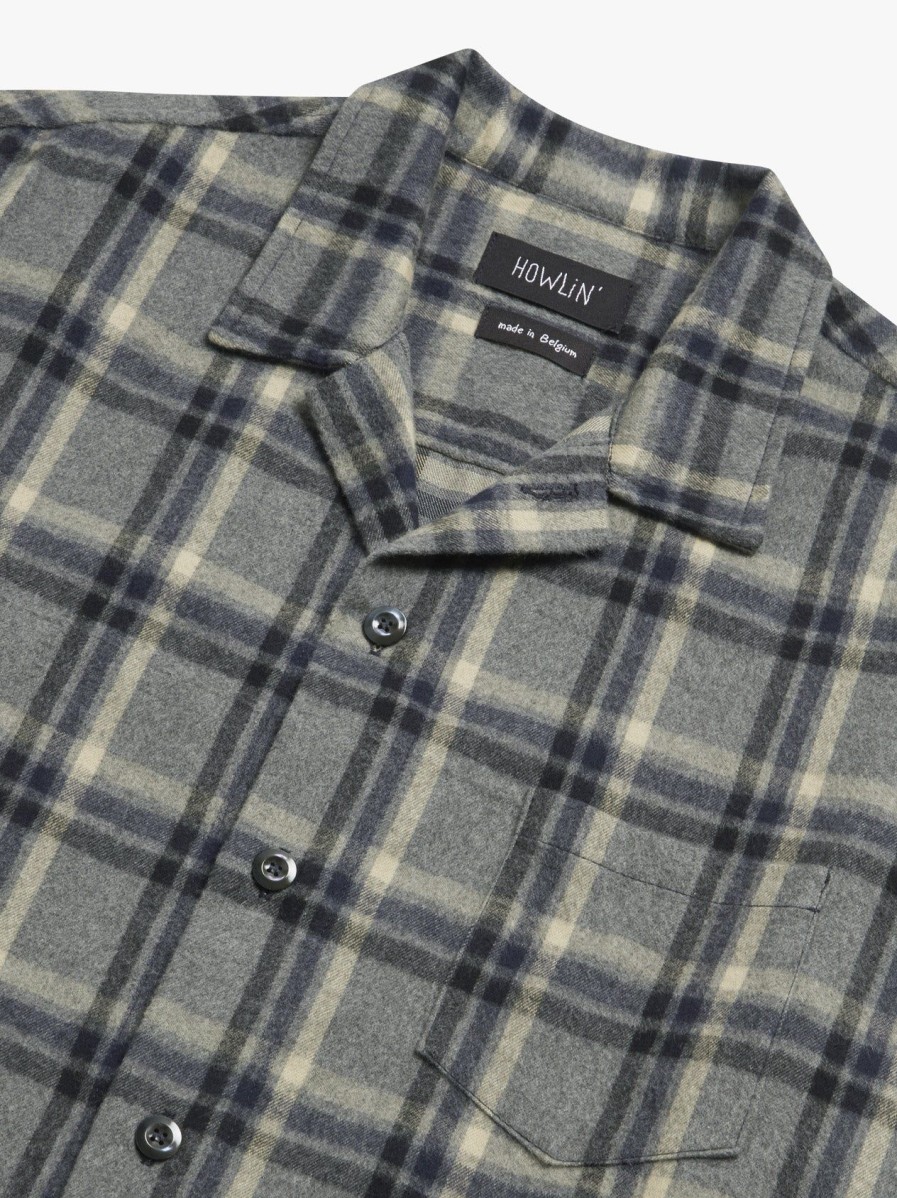 Men Howlin' | Magic Shirt - Grey Check